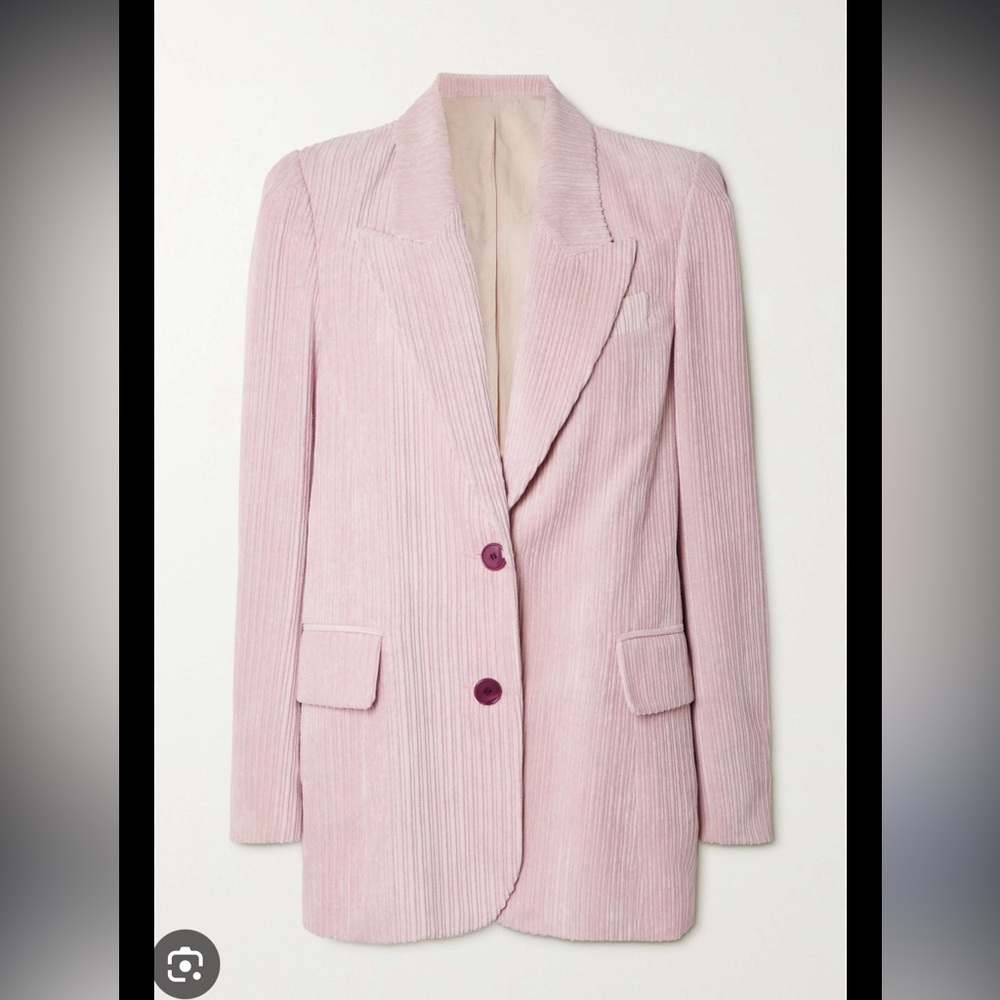 💥 CLEARANCE!!💥 Isabel Marant Malyake Pink Corduroy Blazer single breasted… - Picture 5 of 14